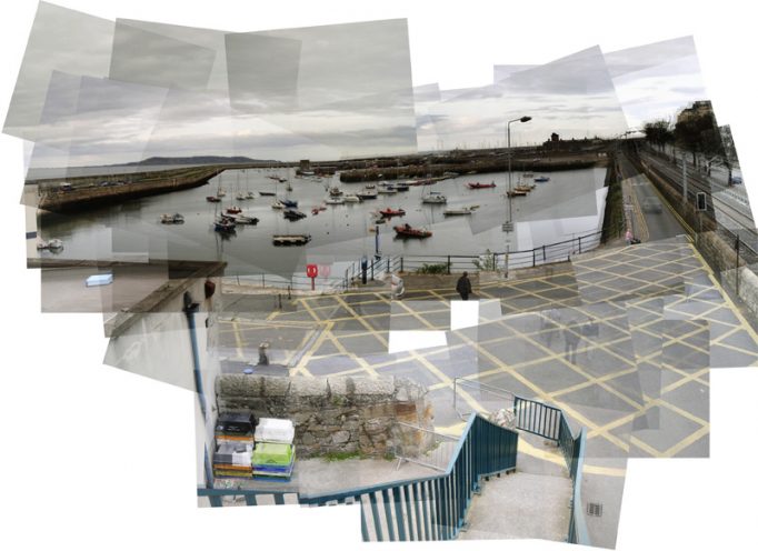 dunlaoghaire harbour collage