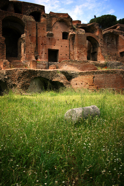 ruins on palatine hill