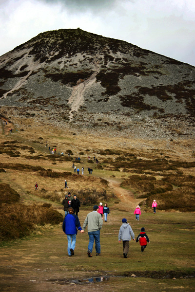 sunday walk up the sugarloaf