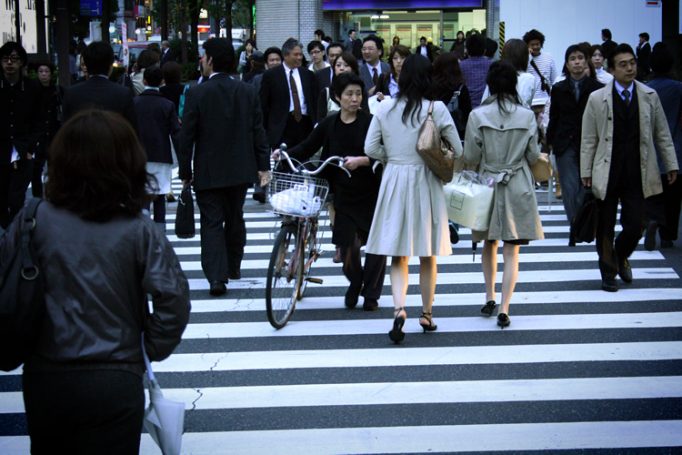 ginza crossing daytime