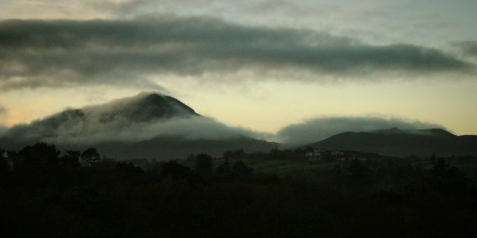 on our arrival at the donegal coast