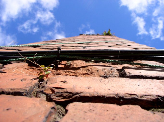 red brick chimney