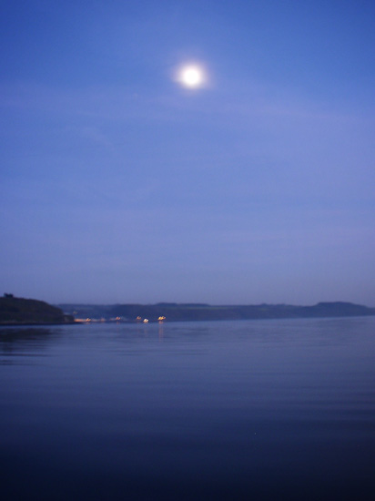 moon over the river suir