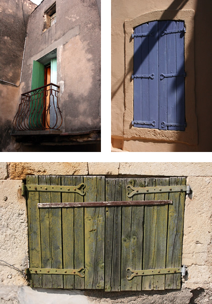 shutters of thézan lès béziers