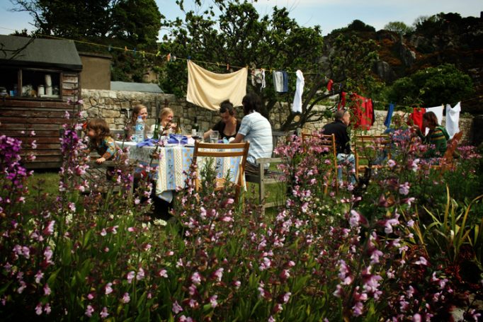 lunch in the garden