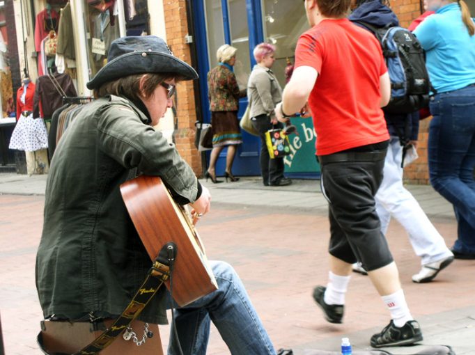 busking