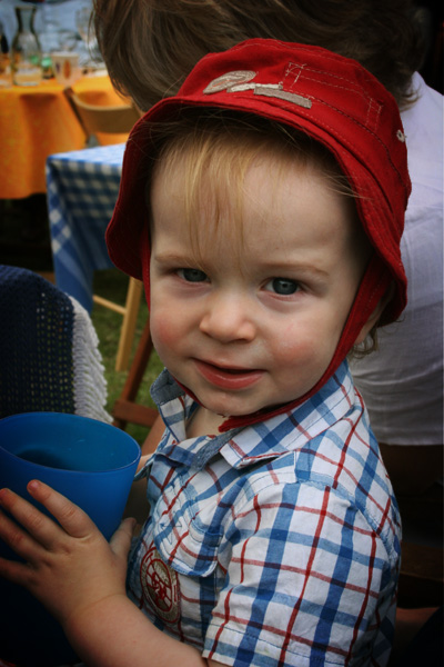 fionn, aged 17 months