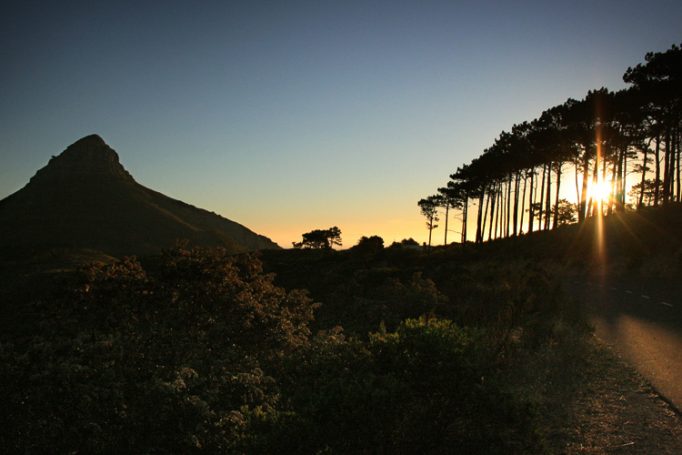 lions head sunset