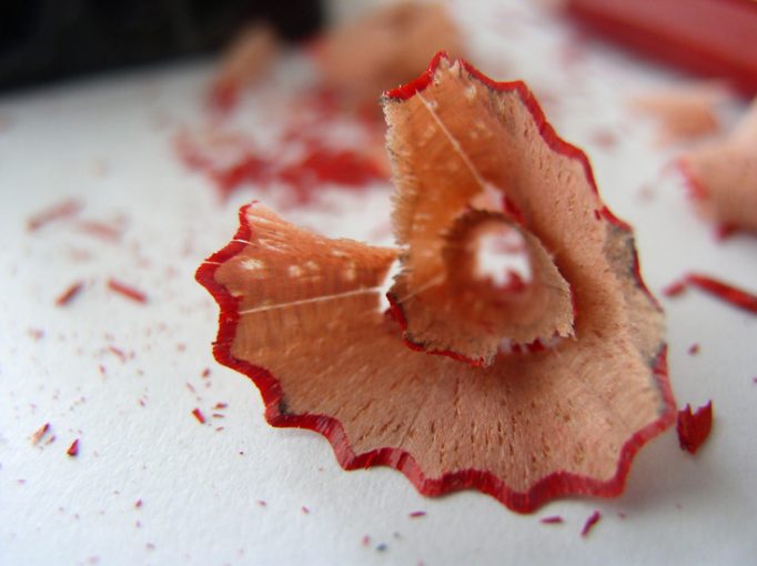 pencil shavings