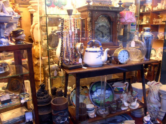 antique shop window