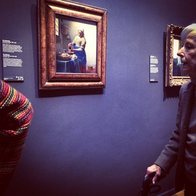 The Kitchen Maid by Vermeer, Rijksmuseum, Amsterdam