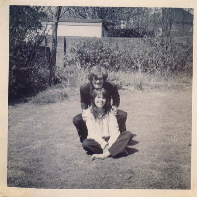 My parents, 1972
