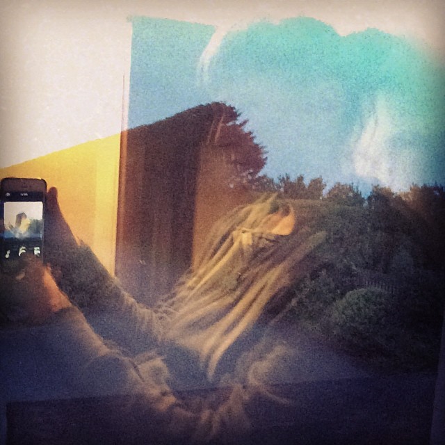 reflection selfie