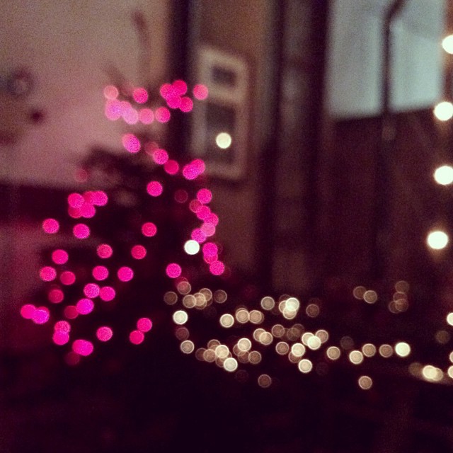 Christmas bokeh