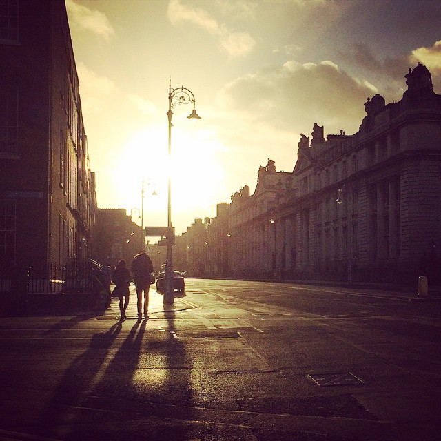 Evening on Merrion Square