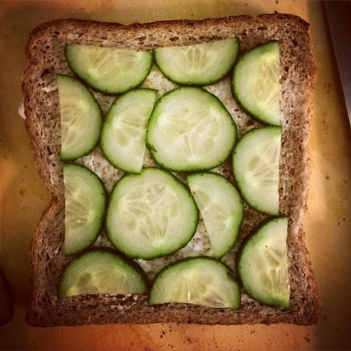 Cucumber sandwich