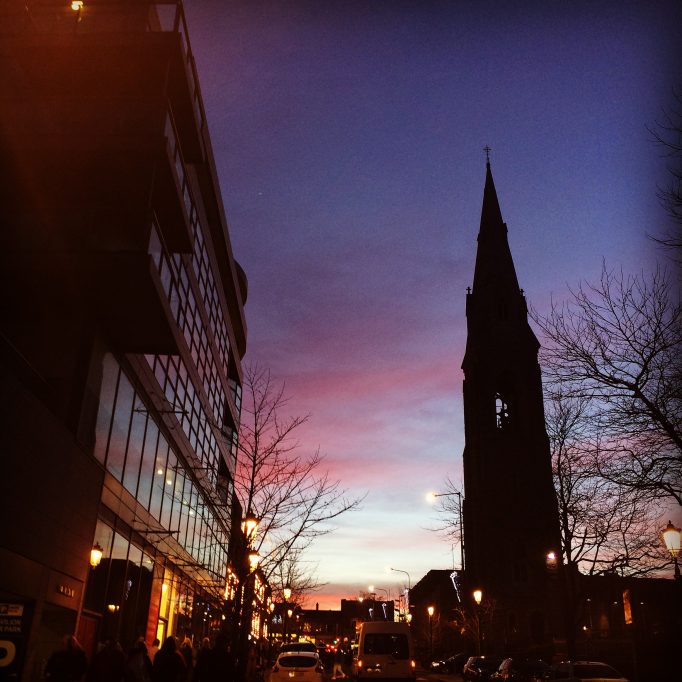 Christmas shopping in Dun Laoghaire